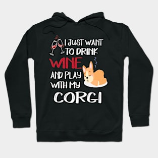 I Want Just Want To Drink Wine (129) Hoodie